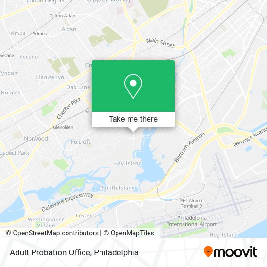 Mapa de Adult Probation Office