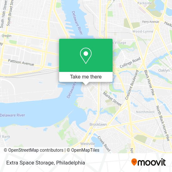 Mapa de Extra Space Storage