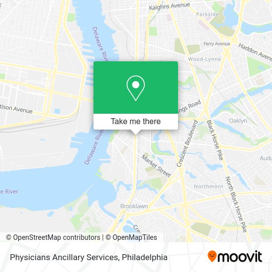 Physicians Ancillary Services map