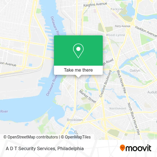 A D T Security Services map