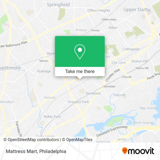 Mattress Mart map