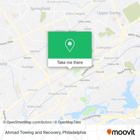 Ahmad Towing and Recovery map