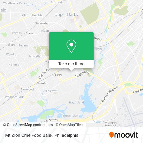 Mapa de Mt Zion Cme Food Bank