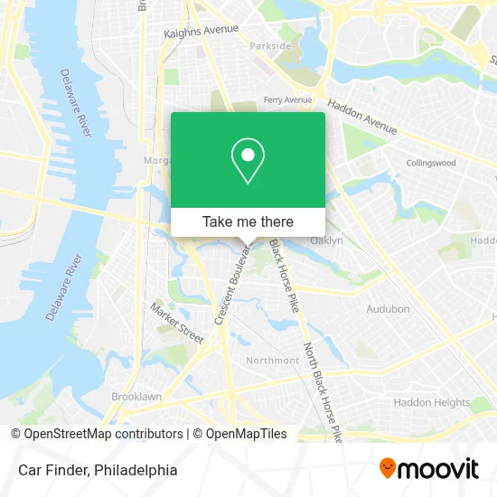 Car Finder map