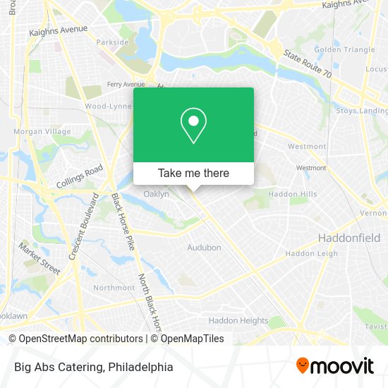 Big Abs Catering map