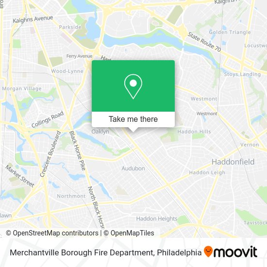 Mapa de Merchantville Borough Fire Department