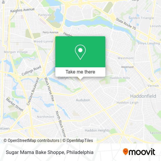 Mapa de Sugar Mama Bake Shoppe
