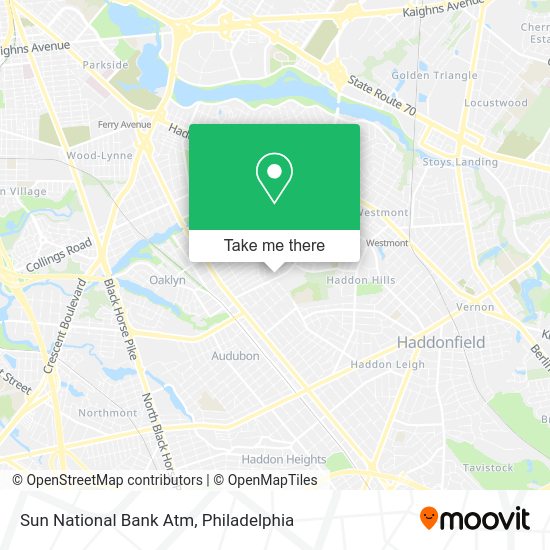 Sun National Bank Atm map