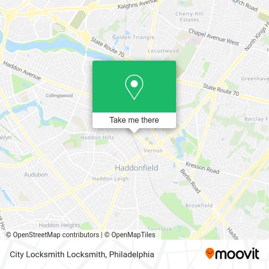 City Locksmith Locksmith map
