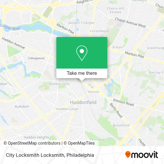 City Locksmith Locksmith map