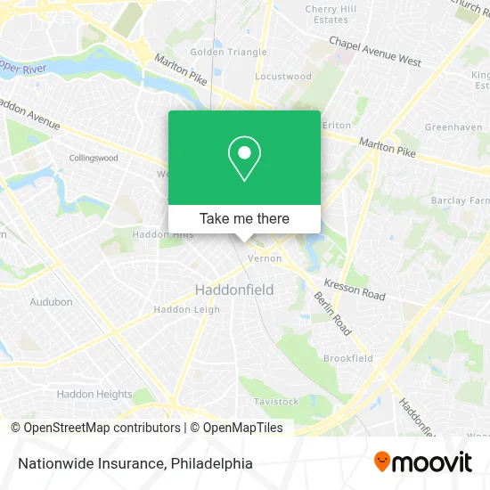 Nationwide Insurance map
