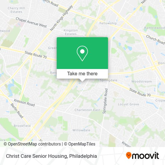 Christ Care Senior Housing map