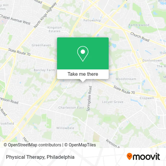 Physical Therapy map