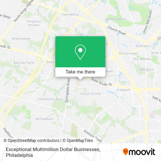 Exceptional Multimillion Dollar Businesses map