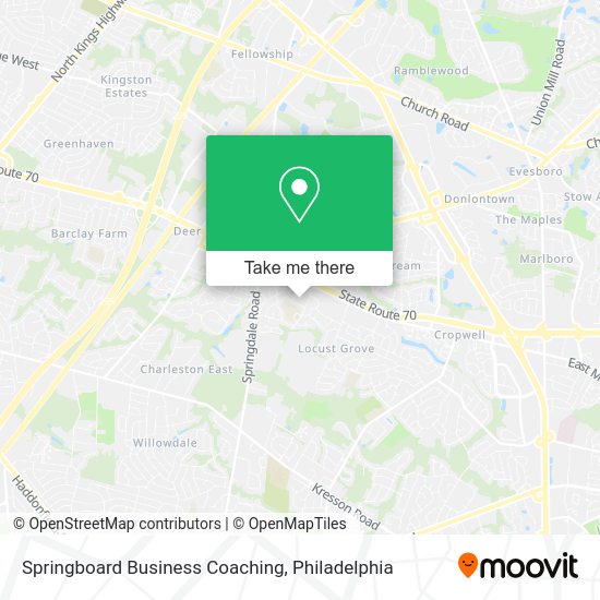 Springboard Business Coaching map