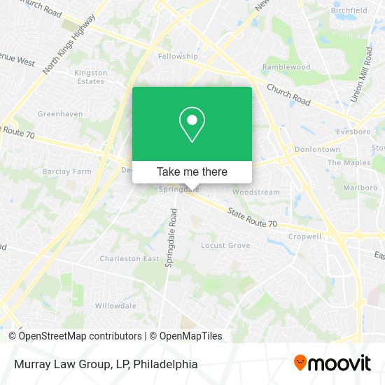 Mapa de Murray Law Group, LP