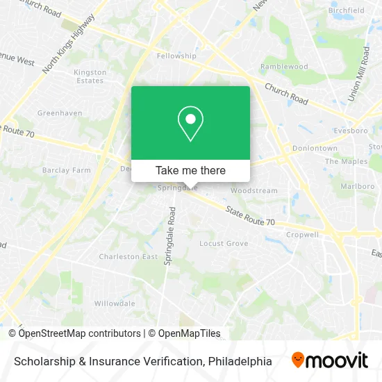 Scholarship & Insurance Verification map