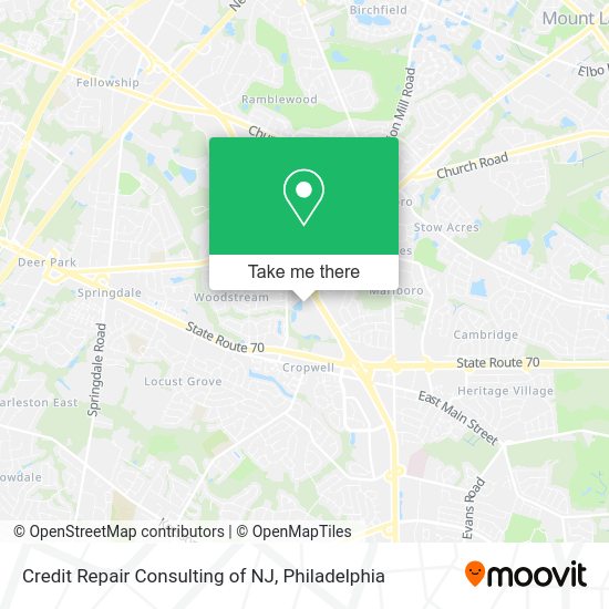 Mapa de Credit Repair Consulting of NJ