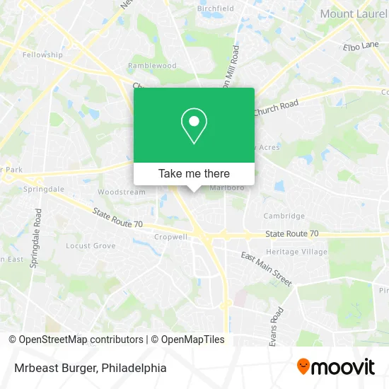 Mrbeast Burger map