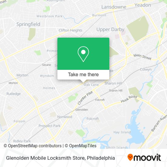 Glenolden Mobile Locksmith Store map