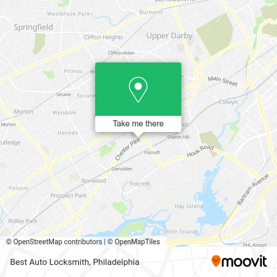 Best Auto Locksmith map