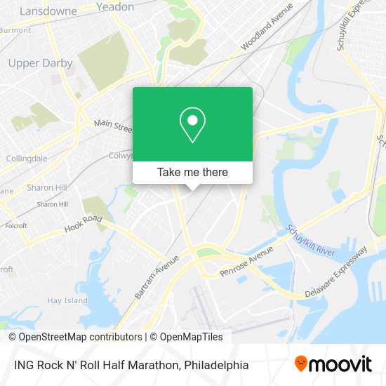 Mapa de ING Rock N' Roll Half Marathon