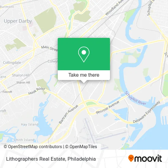 Lithographers Real Estate map