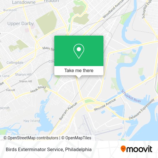 Birds Exterminator Service map