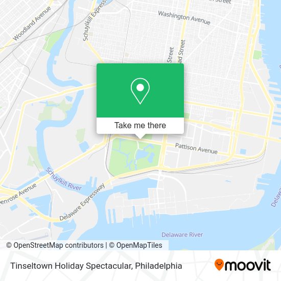 Tinseltown Holiday Spectacular map