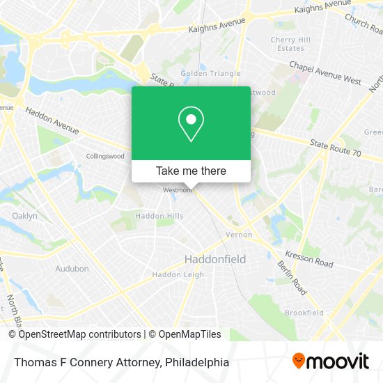 Mapa de Thomas F Connery Attorney