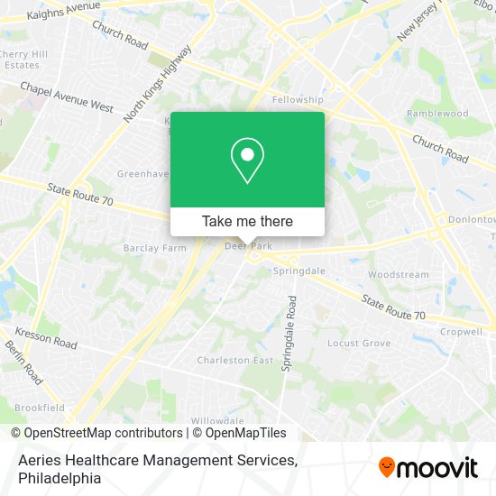 Mapa de Aeries Healthcare Management Services