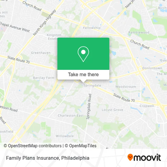 Family Plans Insurance map