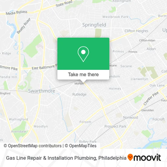 Gas Line Repair & Installation Plumbing map