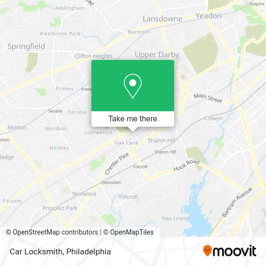 Car Locksmith map