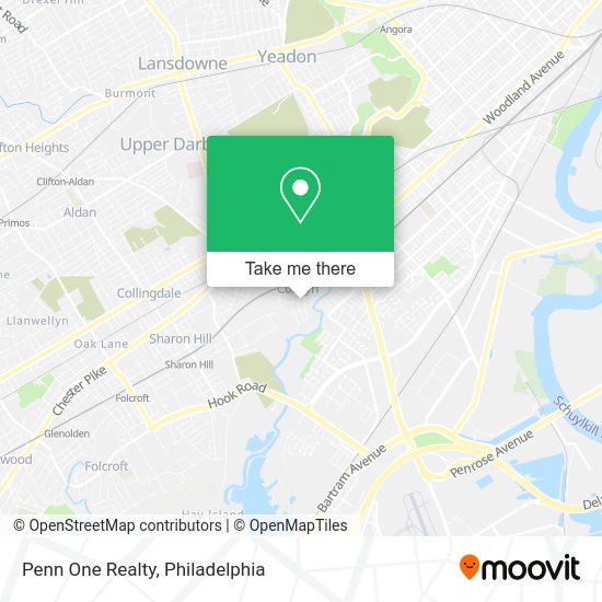 Penn One Realty map