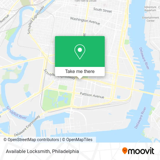 Available Locksmith map