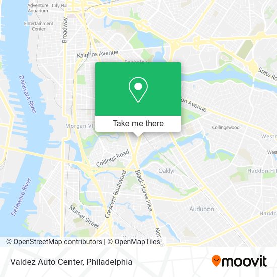 Mapa de Valdez Auto Center