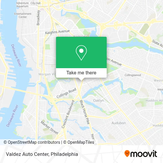 Valdez Auto Center map