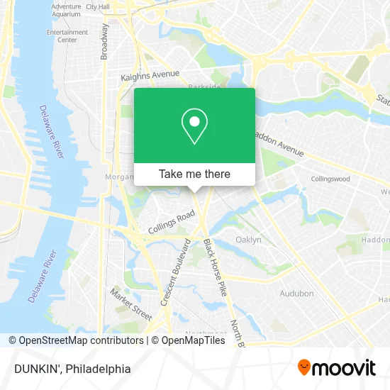 DUNKIN' map