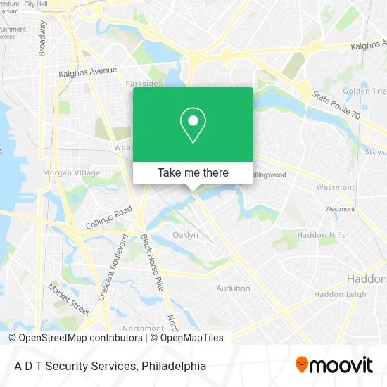 A D T Security Services map