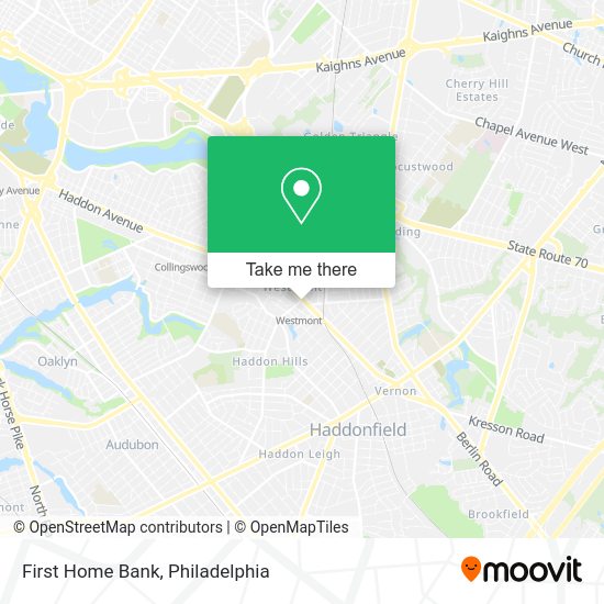 First Home Bank map