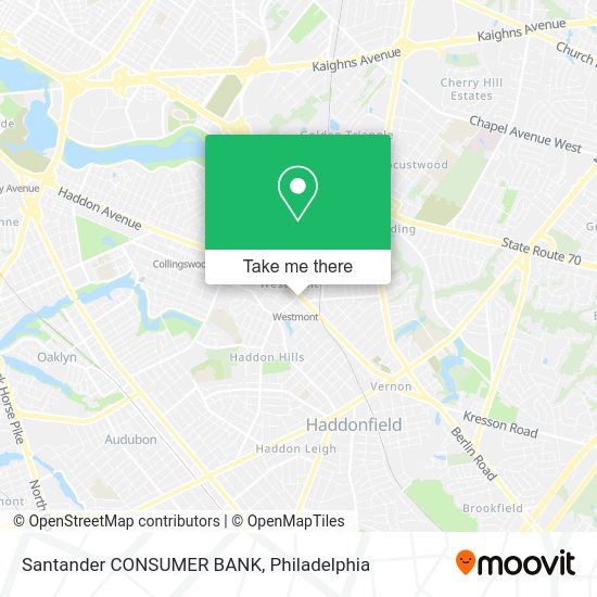 Mapa de Santander CONSUMER BANK