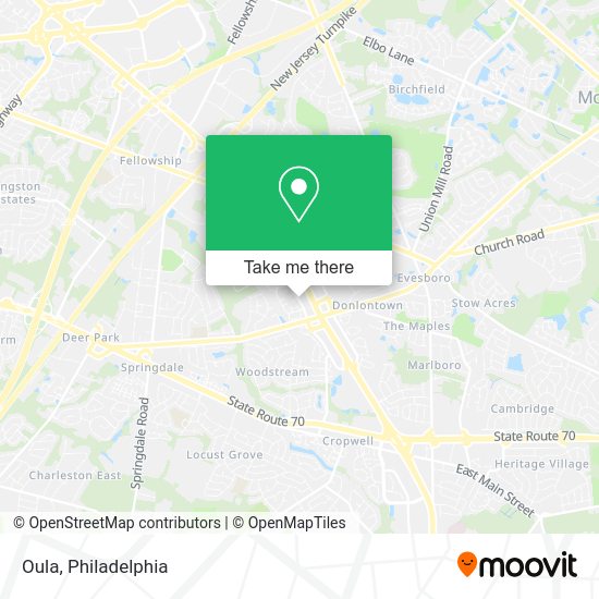 Mapa de Oula