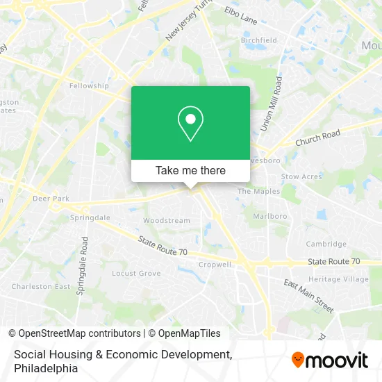Social Housing & Economic Development map