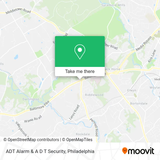 ADT Alarm & A D T Security map