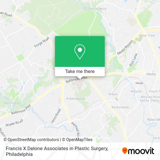 Francis X Delone Associates in Plastic Surgery map