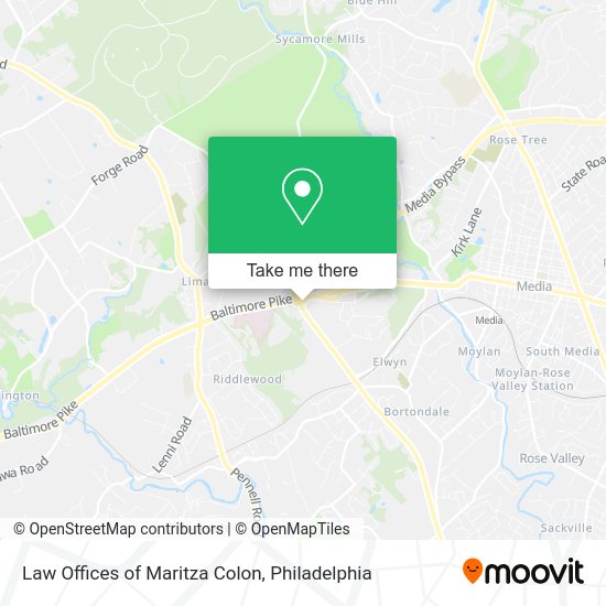 Mapa de Law Offices of Maritza Colon