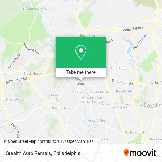Stealth Auto Rentals map