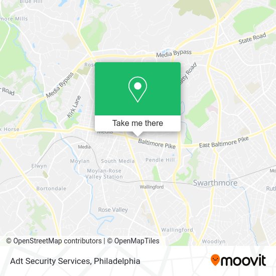 Adt Security Services map