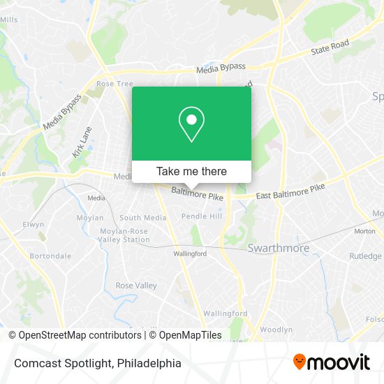 Comcast Spotlight map